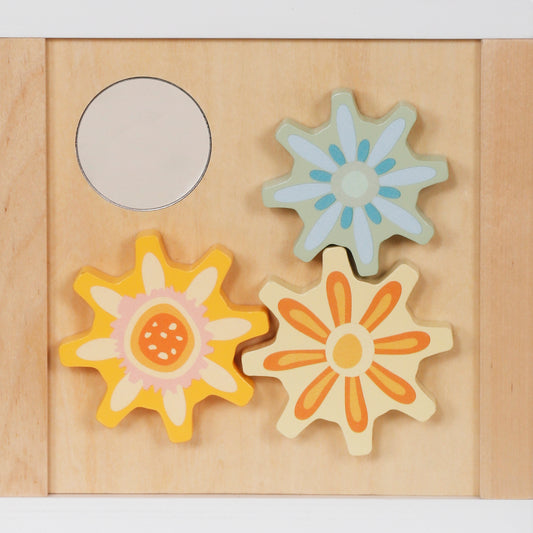 wooden animal activity cube