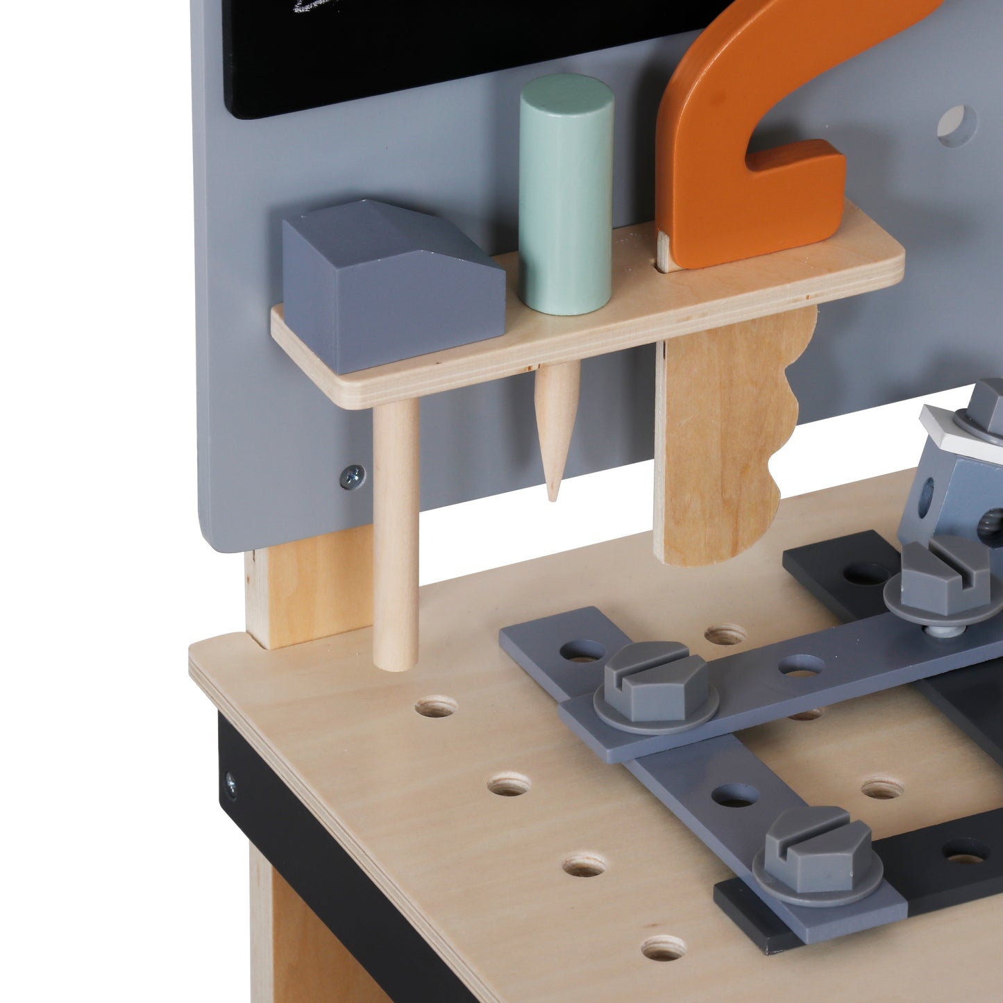 wooden workshop tool bench