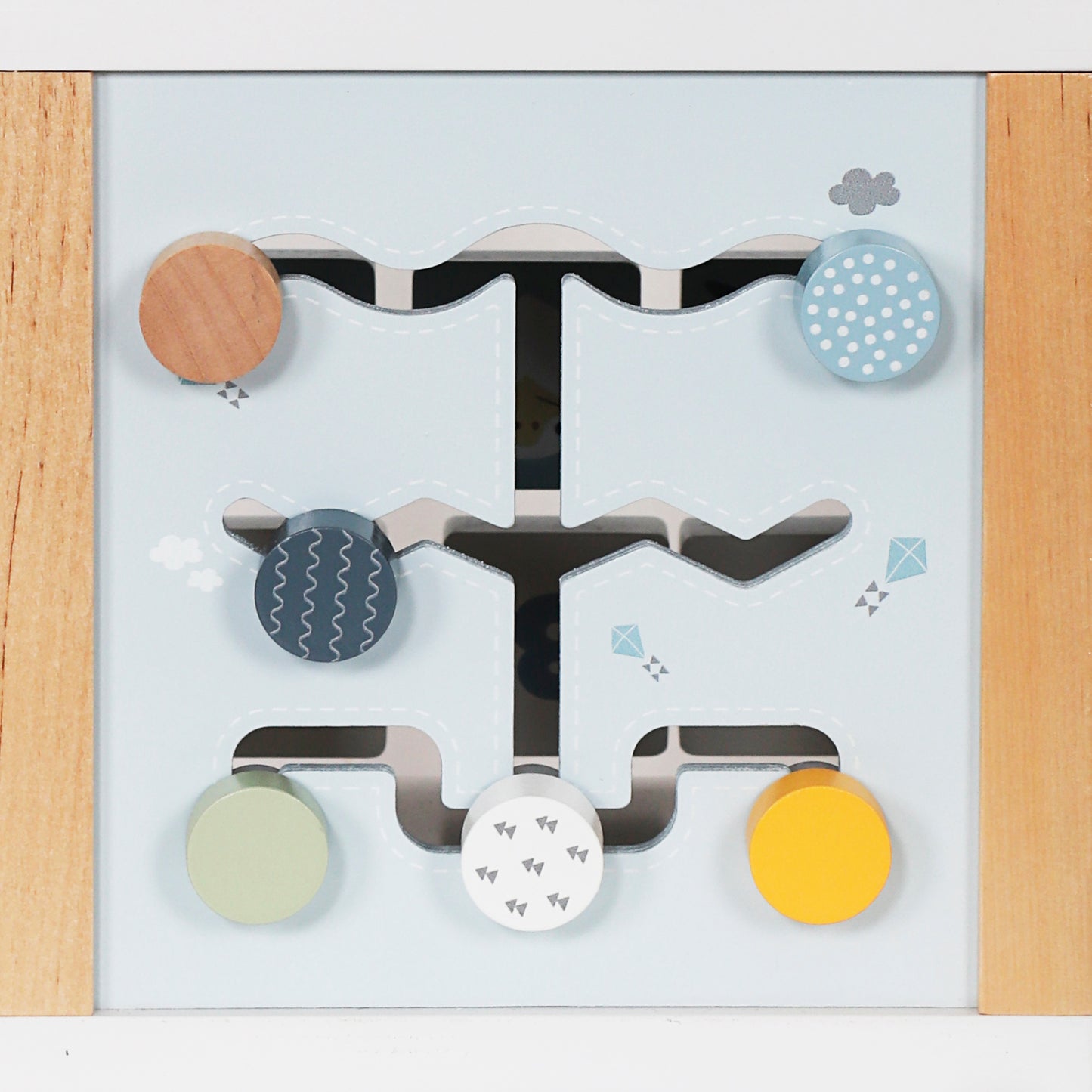 wooden animal activity cube