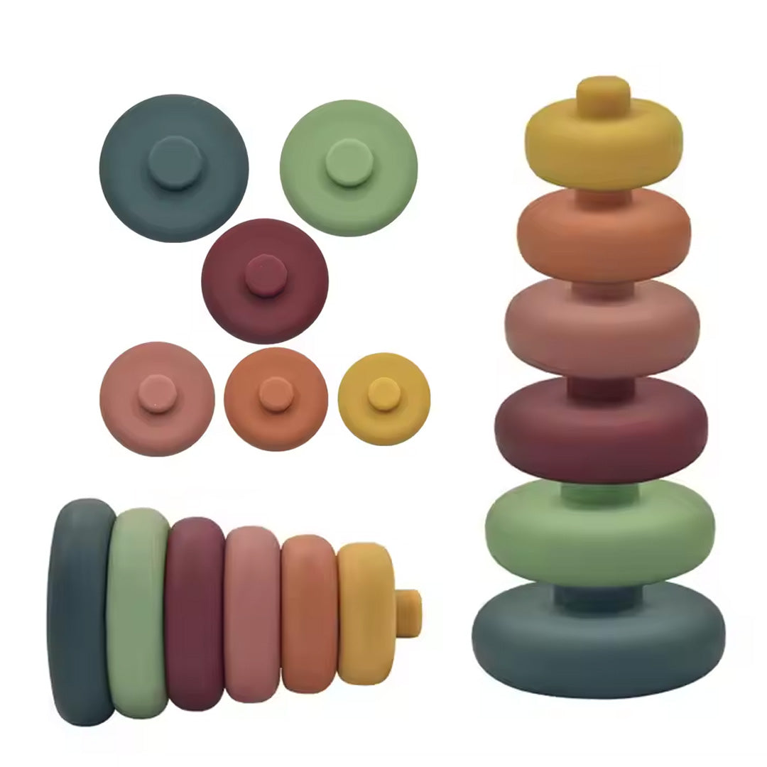 silicone ring tower stacker